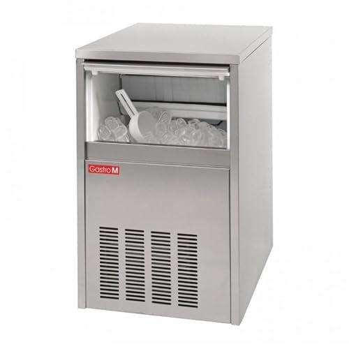 Machine inox à glaçons 28 Kg par jour, réservoir 12 Kg, 220 V - MONO