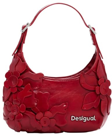 Desigual bolso bandolera Reprise Red Valentine Haiti Hand Bag Carmine rojo