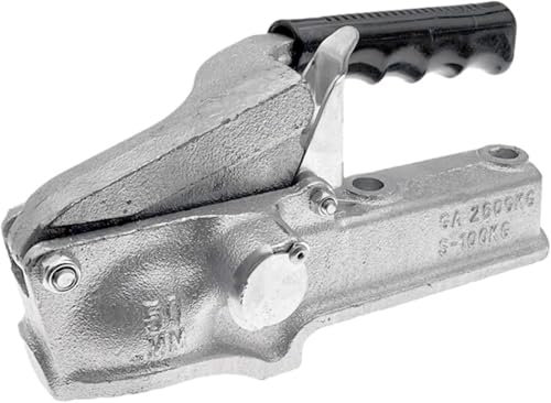 Gancio Traino,Portata 2600kg Testina aggancio per Traino,Aggancio per rimorchio Rettangolare,60 mm