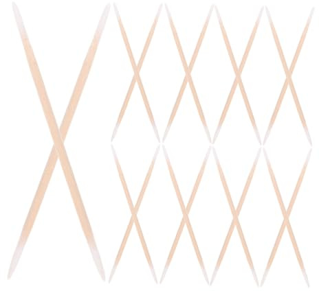 Ciieeo 2stücke Präzisionsspitze Wattestäbchen Doppelspitz Baumwollstäbchen Swabs Für Make-up Tattoo Schmuck Pflege Und Feine Reinigung Beutel