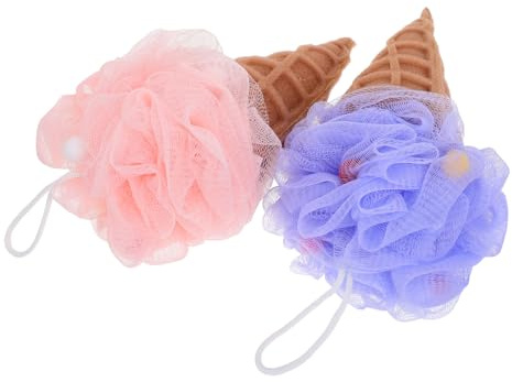 OUNONA 2stücke Luffa-peeling-körperschrubber Wiederverwendbar Für Dusche Und Bad Für Körperreinigung Mit Charmantem Design Sanft Zur Haut