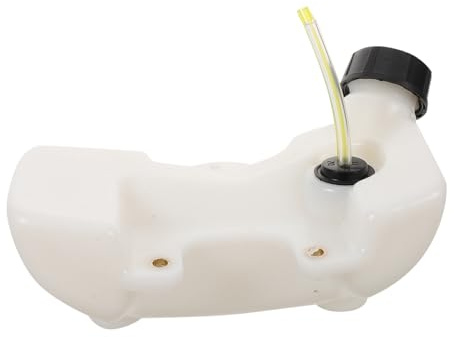 VICASKY Réservoir D'essence en Plastique Blanc pour Tondeuse à Gazon, Grosse Capacité, Léger et Résistant à L'usure, pour L'entretien Jardin