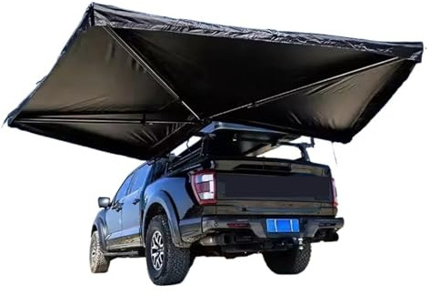 Outdoor Oxford Weather-Proof 270 Free Standing Retractable Awning(Left Dia. 2.5m)