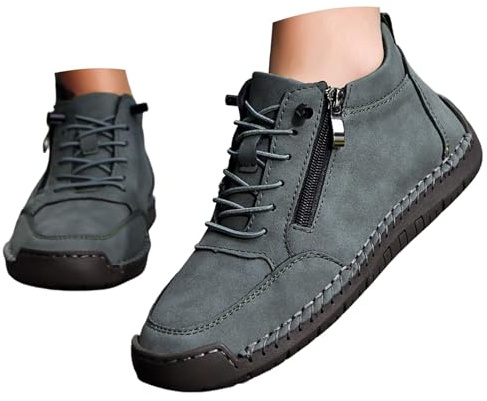 Chaussures d'extérieur pour homme et femme - Chaussures de loisirs - Pour l'été - Trekking - En cuir synthétique - Avec fermeture éclair latérale - Antidérapantes - En cuir synthétique