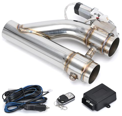PQY Universal 2.5 Inch Stainless Steel Exhaust Pipe Kit