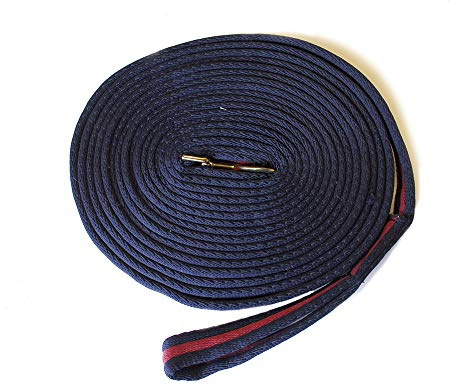 Rhinegold - Filo Imbottito, Redine Lunge, Blu Navy/Bordeaux., Taglia Unica