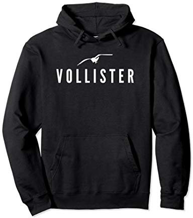 VOLLISTER lustiges Design für Malle Party Bier Saufen Pullover Hoodie