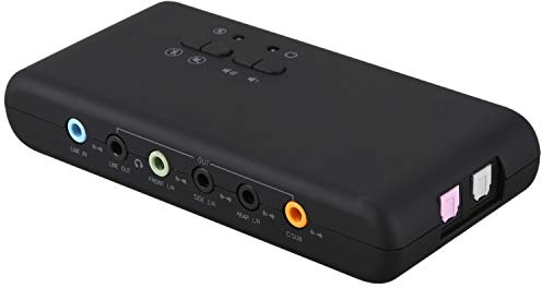 LOOR 7.1 Sound Card Usb 2.0 Sound Card Cmi6206 Chipset Usb Usb Audio Device Class Spec1.0 And Usb Class Spec 8 Channel Dac Output
