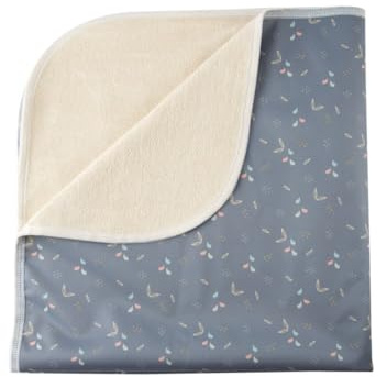 Popolini Wickeldecke Wickelunterlage 65x65 cm (Dunkelgrau)