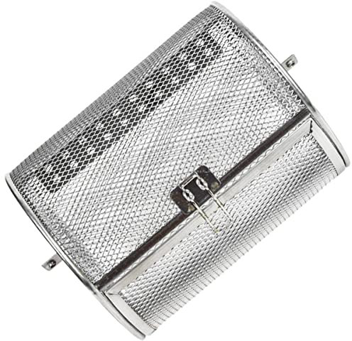 CAXUSD Edelstahl Walnuss Backkäfig 14x23cm, Silber, 1 Stück