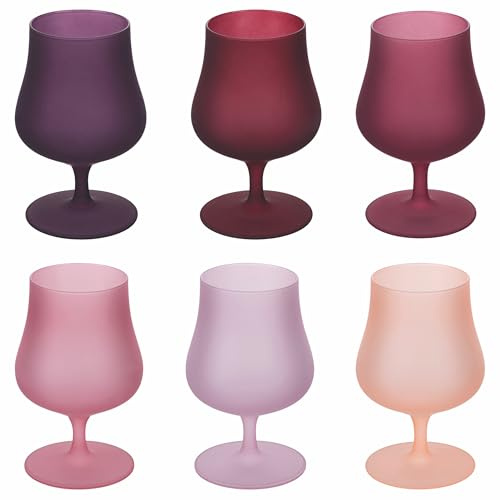Provence - Juego de 6 vasos de licor de 260 ml de cristal