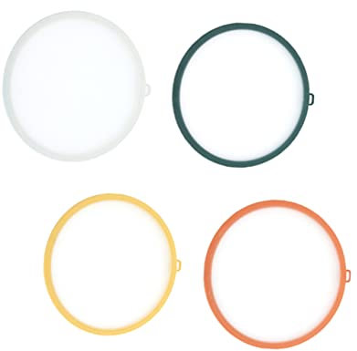 Ciieeo 4pcs Microwave Covers Bowl Lids Stretch Sealing Microwave Bowl Covers Fresh-keeping Kitchen Gadgets