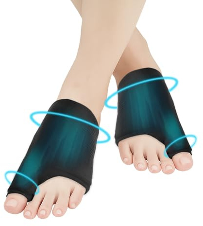 1 Paar Kühlmanschette Fuß zur Schmerzlinderung bei Ballenschmerzen | Kühlmanschette Vorfuß für Kälte- & Wärmekompressen, Kühlpads für Zehen, geeignet bei Plantarfasziitis und Hallux Valgus
