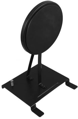 Bassdrum Pedal Übungspad für Leises Fußtraining aus Stahl Unterwegs | Schwarz, Leichtes Trainingszubehör für Koordinierte Pedalarbeit, Entwickelt für Doppelbass Technik und Übung Zufällige Farbe