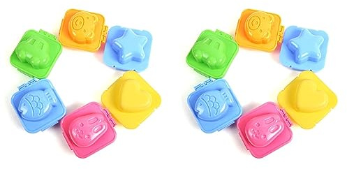 Giwnhvx 12 stampi per uova sode, sushi, , bento, sandwich, stampo