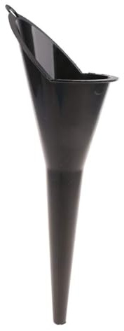 1Pc Black Multi-Function Auto Engine Oil Petrol Change Funnel Long Stem Plastic Funnel for Car Motorcycle ATV Boat, Oil System Tools, Multi-Function Circular, Large:28cm (11.02in)