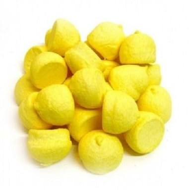 Marshmallow PALLE DA GOLF GIALLO soffici, con una copertura di zucchero brillante Busta 900 gr