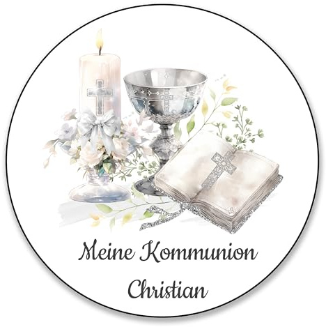 Tortenaufleger und Muffinaufleger 4-20 cm | TAUFE | KOMMUNION | FIRMUNG | KONFIRMATION | SEGNUNG |individuell mit Text - VORGESTANZT