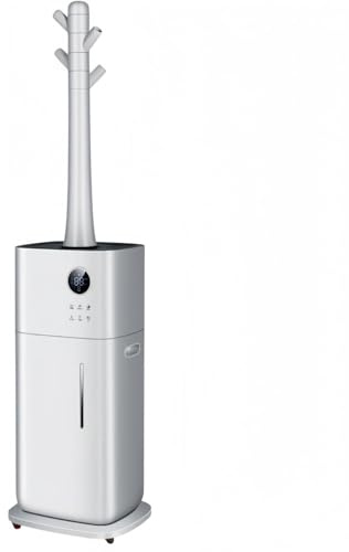 Humidificador industrial comercial de 17 l, humidificador de aire doméstico de 1200 ml/h con pantalla LED, temporizador y 3 modos de niebla, humidificador de niebla fría, for oficina de invernadero
