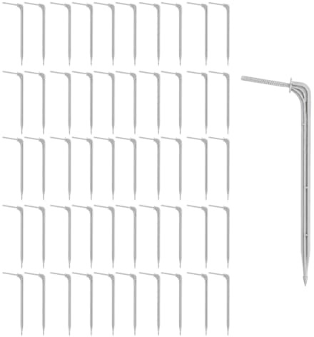 LUDHEP Goteros de Riego por Goteo, Set de 50 Piezas en Forma de Flecha de 15cm, para Tubo de 3/5mm, Sistema de Riego para Jardín, Invernadero y Macetas, Riego Uniforme y Eficiente