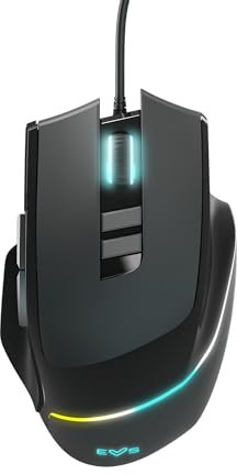 Energy Sistem Gaming Mouse ESG M5 Triforce (Ratón 10000 dpi, 8/10/15 Customisable Buttons, Adjustable Weight, RGB Light)