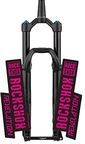 NGHSDO Fahrrad Aufkleber Mountainbike-Frontgabel-Aufkleber MTB Gabelaufkleber Fahrradzubehör Aufkleber Fahrrad (Color : Magenta)