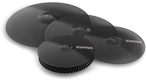 Evans dB Beckenpack 14, 16, 18, 20 | Evans dB Felle reduzieren die Lautstärke und bewahren realistisches Spielgefühl, ausgewogenen Klang und robuste Übungsleistu.