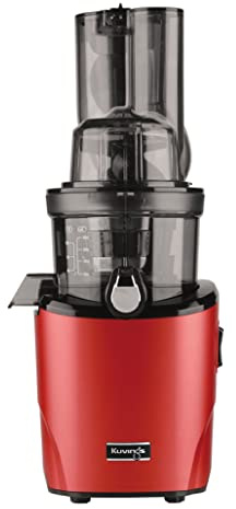 kuvings Juicer | REVO830 | Slow Juicer | Double Filling Opening | Automatic Cutting System | Matte Dark Red