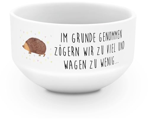 Mr. & Mrs. Panda schale Igel Herzen - Geschenk, Schüssel, Leben, Liebe, reisschale, Gute Laune, Obstschale, Vertrauen, Suppenschüssel, porzellanschüssel, Herz