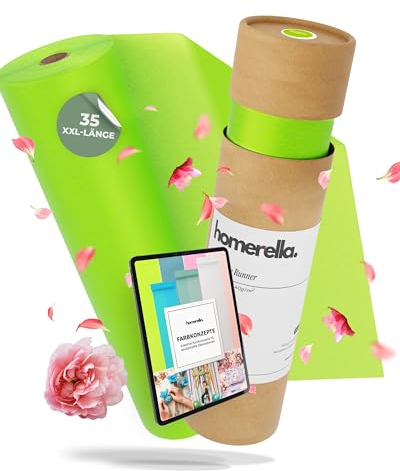 Homerella Vlies Tischläufer in Mintgrün (30cm x 35m), dekoratives Tischband, Festliche Tischdeko für Geburtstage & Hochzeiten, Taufe, Konfirmation, edle Dekoration zu besonderen Anlässen