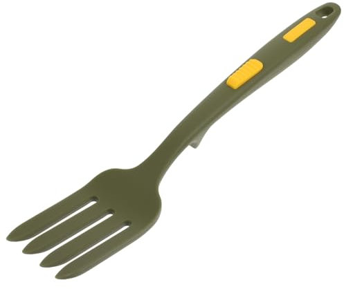 OFFSCH Forchetta Per Cibo in Silicone Comoda, Accessorio Da Cucina Portatile Per Insalata e Cena Manico Liscio e Superficie Lucidata, Uso Domestico Quotidiano