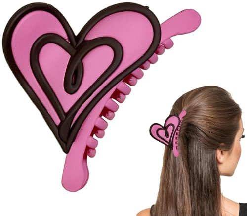 Pinza para el pelo | Bonito soporte fijo para pinzas – Accesorios para el cabello de superficies lisas para citas, salidas nocturnas, uso diario, fiestas, deportes