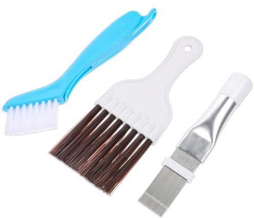 3 Pcs Coil Brush, Air Conditioner Fin Comb Ac Coil Brush Radiator Comb Coils Cleaning Brushes Ac Cleaning Kit Radiator Combs Evaporator Coils Cleaner for Refrigerators Auto Computers Kitchens
