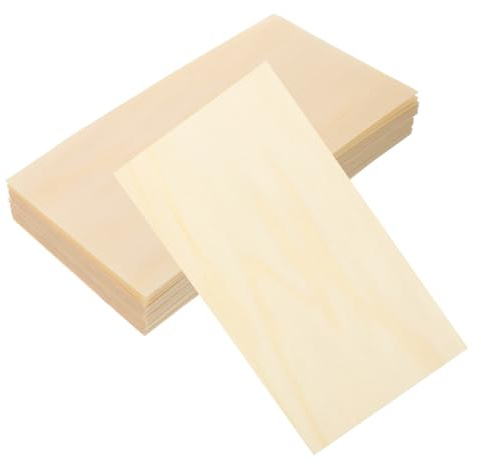 Mobestech 50 Piezas Platos Desechables de Madera para Alimentos de Resistente y Antigrasa para Aperitivos Hamburguesas y Catering Diseño Rústico y Natural