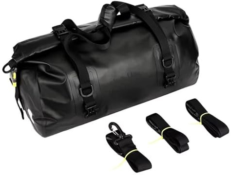 PQAIECXD Motorradtasche Motor Side Box Top Pannier Bag 20L wasserdichte Gepäcktaschen Motorrad Satteltasche Rücksitztasche Koffer Top Storage Panniers Seitentaschen(Black)