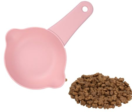 Generico Louche pour la nourriture pour chiens - Cuillère facile à nettoyer | Compteur de nourriture pour chiens | Pour la maison Cuisine Alimentation Cuisson Farine Céréales Voyage Chiot