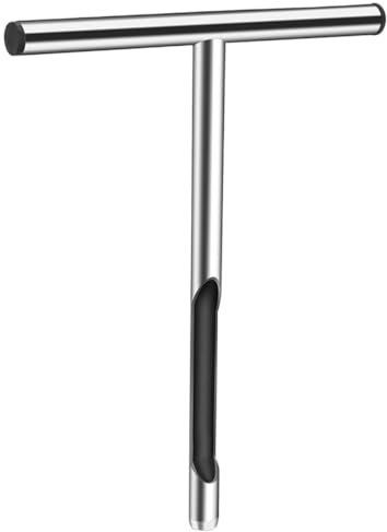 OSALADI Campionatore Suolo in Acciaio Inox 304 Impugnatura a T 31X15 CM per Analisi Suolo e Attrezzi Giardinaggio Professionali