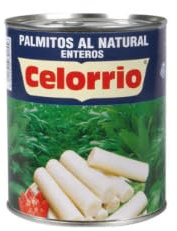 Whole Hearts of Palm 8/10, 1 kg Jar (Pack of 2)