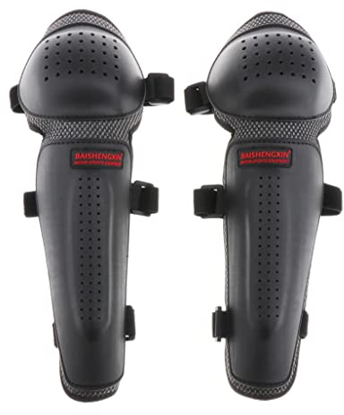 KiBcsLic 2er Pack Motorrad Knieschützer für Erwachsene Aus PE Schale, Beinschutz