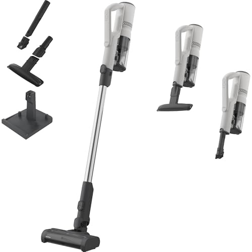 AEG 5000 Akku Staubsauger kabellos, Leichtgewicht 1,9 kg, Weiß, AP51UH18ST | MultiFloor-Bodendüse mit LED & Anti-Tangle, freistehende Ladestation, wechselbarer Akku, inkl. Zubehör, 18,5 V, Hygienefilter