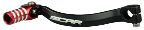 SCAR Schalthebel Ganghebel kompatibel mit HONDA CR 125 CR125 83-07 - Rot