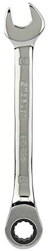 STANLEY STMT89935-8B - Llaves de trinquete reversibles de acero inoxidable combinadas de 9 mm (plata)