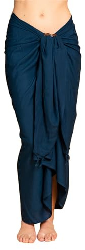 PANASIAM Sarong uni blue, 190x116cm