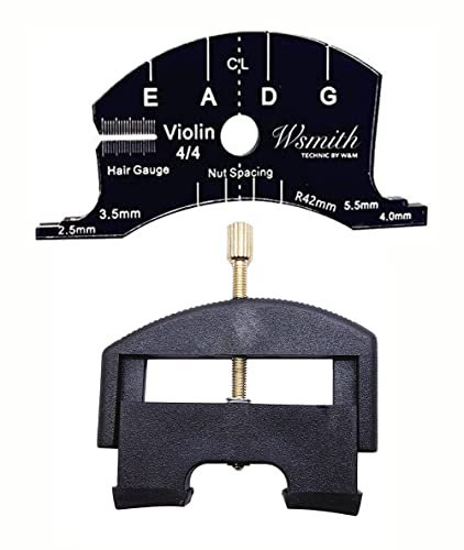 Jiayouy Violinensaitenheber & Brückenschablone für die Reparatur und Herstellung von Violinen, Luthier-Werkzeug, 2 Stück