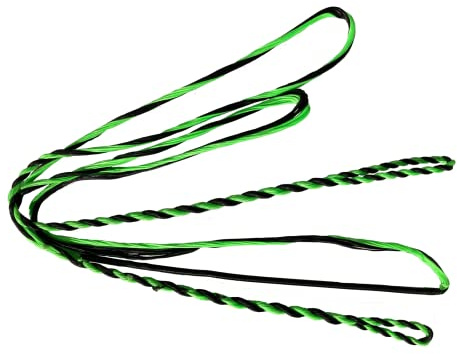 DEERACE D97 Flemish Fast Flight Bow String Replacement Bowstring for Traditional Longbow Recurve Bow (AMO 58 (Bow Length), Green)
