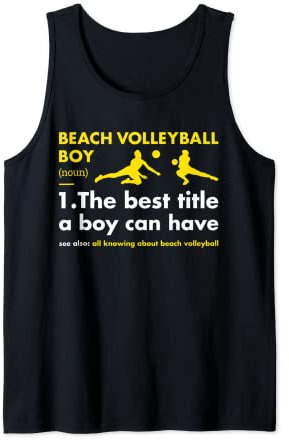 Sport Definition Beachvolleyball für Jungen Tank Top