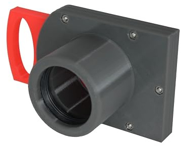 GENERIC 40 mm Luft-Absperrschieber mit Muffe | Blastgate | PETG | Werkstattabsaugung | Absauganlage | Luftregulierung | Späneabsaugung | Abluft - Sperrschieber | Staubsammler | Luftreiniger | DN40