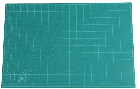 Schneidematte, Hochwertig, Langlebig, Selbstheilend, Zweiseitig Geschnittenes Pad Zum Schreiben, Malen, Schnitzen, PVC, Grün, 60 X 90 X 0,3 Cm