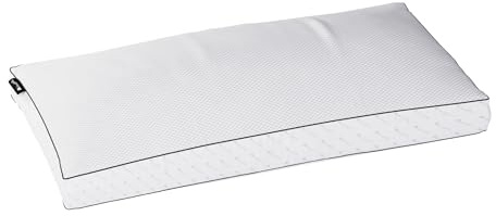 Cloudpillo Recharge - Cuscino in memory foam, 40 x 80 cm, ergonomico e regolabile in altezza, qualità alberghiera di lusso, certificato Oeko-Tex
