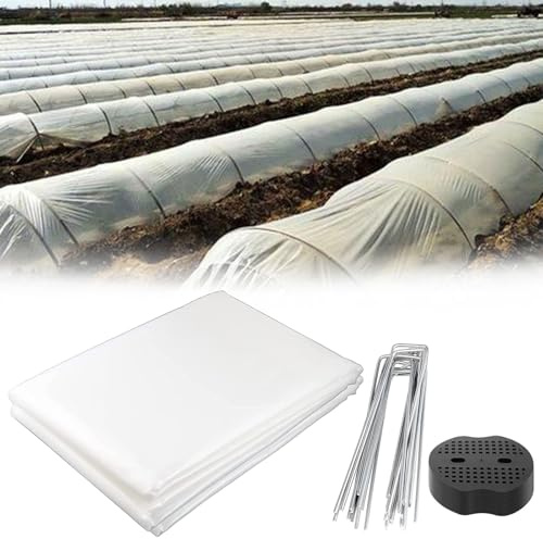 Telo Protettivo Per Serra, Pellicola In Polietilene, Telo Serra Trasparente, Foglio Di Plastica, Copertura Per Giardinaggio, Residenziali Agricoli, Tunnel Di Stagnola, Aziende, Giardini